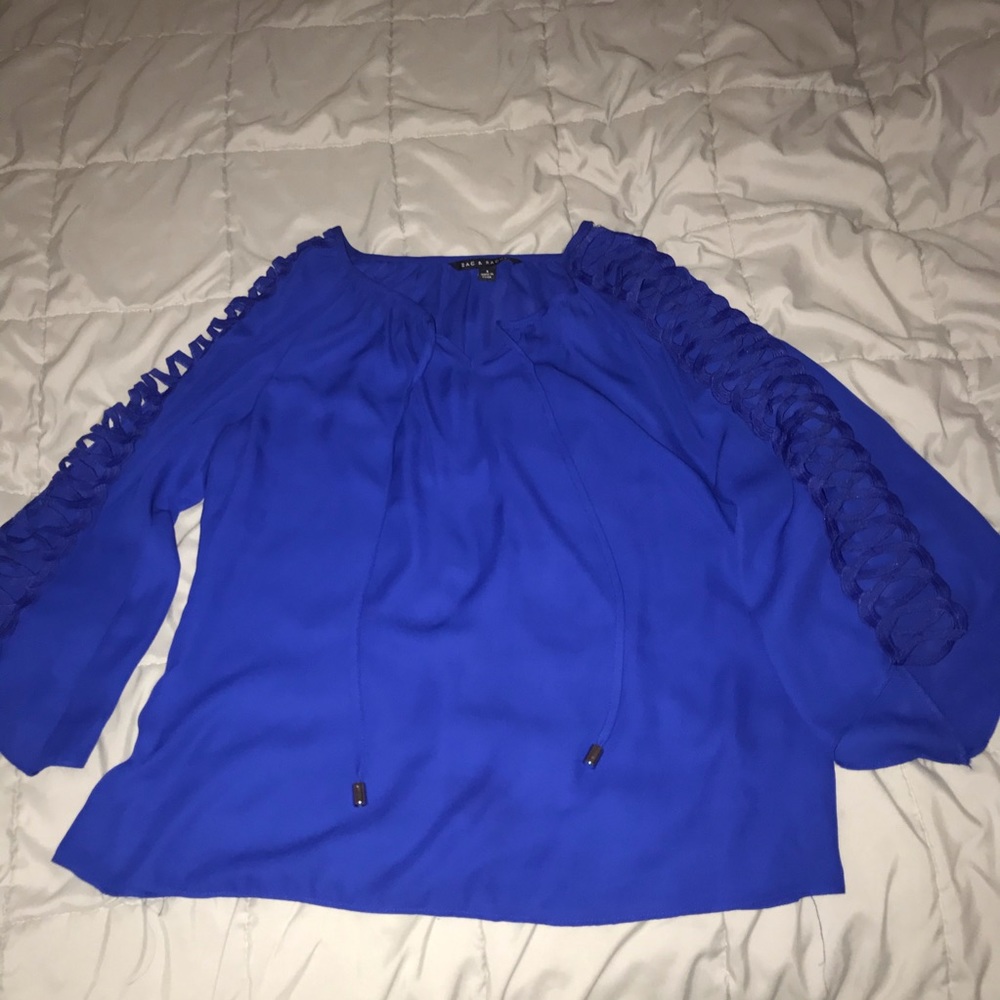 🎉5️⃣ for 2️⃣5️⃣ 🎉
 Royal blue long sleeve blouse